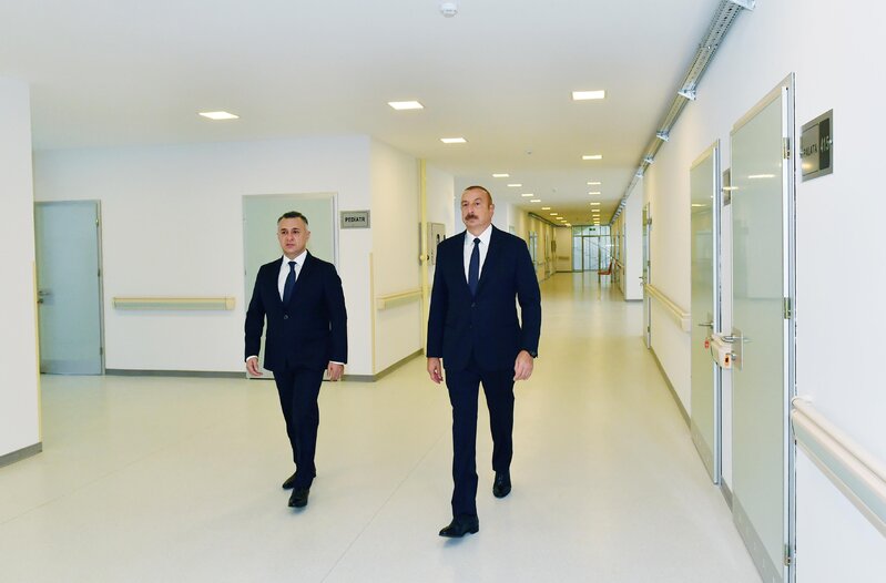 İlham Əliyev Bakıda sanatoriyanın açılışında iştirak etdi - FOTOLAR