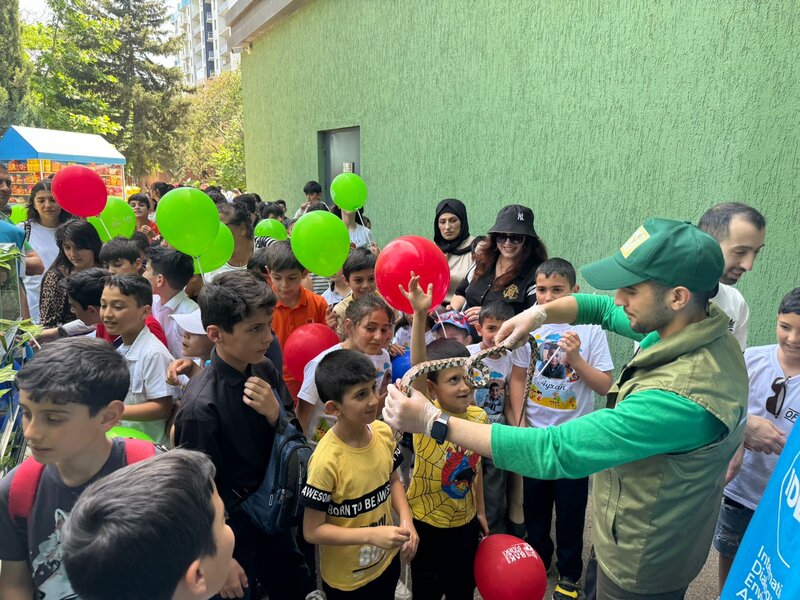 Bakı Zooloji Parkında 'Gələcək uşaqlara məxsusdur' adlı şənlik təşkil olunub