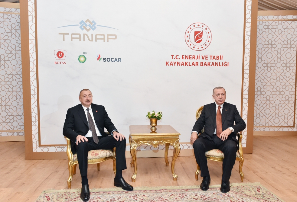 İlham Əliyev və Rəcəb Tayyib Ərdoğanın görüşü olub - FOTO