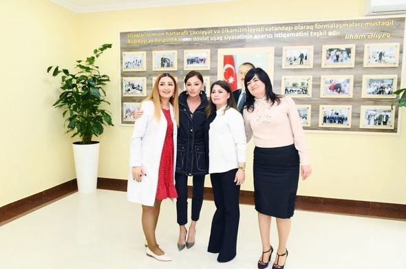 Birinci vitse-prezident Nərimanov rayonundakı 64 saylı körpələr evi-uşaq bağçasında - FOTO