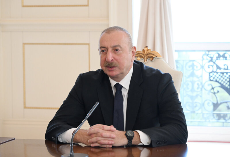 İlham Əliyev: 'Transxəzər dəhlizi Avropa və Mərkəzi Asiya üçün getdikcə daha çox əhəmiyyət kəsb edir