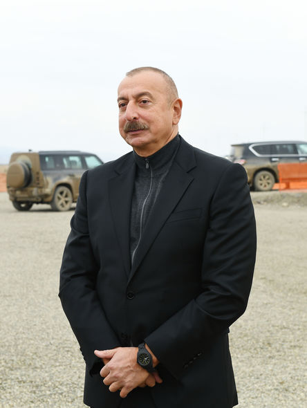 Cəbrayılda avtomobil servis mərkəzinin təməli qoyuldu - FOTO