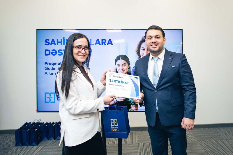 Bank of Baku-dan qadın sahibkarlara dəstək – Praqmatik maliyyə təlimi