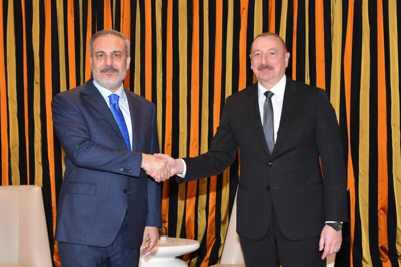 Prezident Hakan Fidanla görüşdü - FOTOLAR
