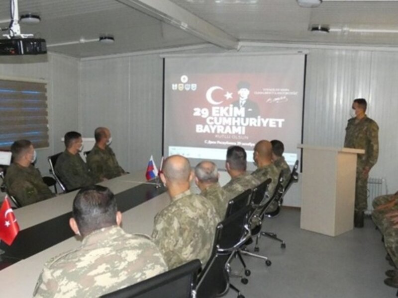 Türkiyənin Cümhuriyyət Günü Qarabağda Azərbaycan hərbçilərinin iştirakı ilə qeyd edilib