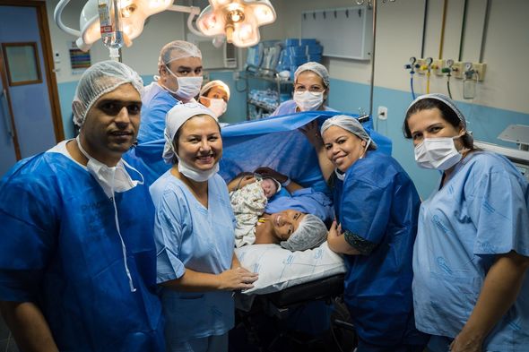 Yeni doğulan körpənin bu görüntüləri hər kəsi güldürür - FOTO
