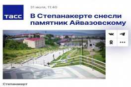 TASS agentliyi Xankəndi ilə bağlı dərc etdiyi xəbərin sərlövhəsini dəyişib - FOTOLAR