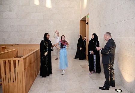 Leyla Əliyeva Luvr Əbu-Dabi muzeyini və İbrahim Ailə Evini ziyarət edib - FOTOLAR