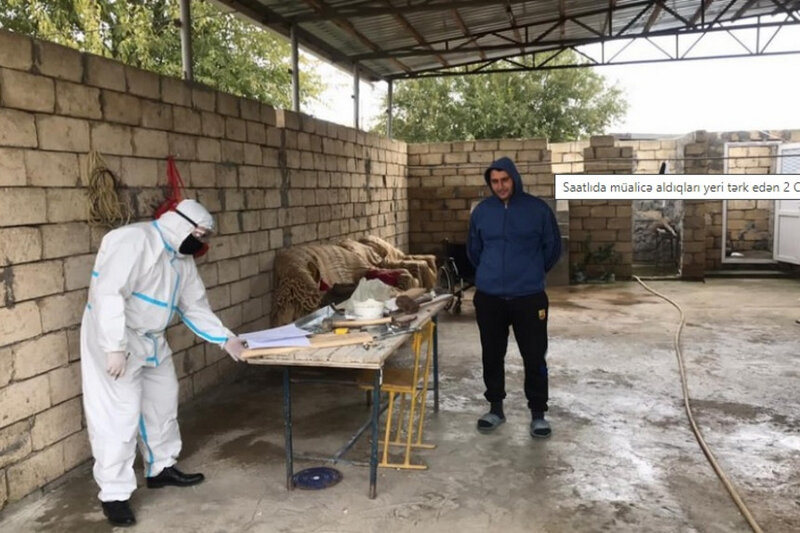 Saatlıda müalicə aldıqları yeri tərk edən 2 COVID-19 xəstəsi müəyyən edilib