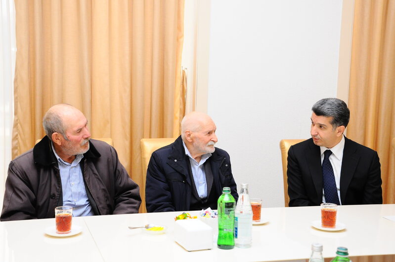 Göygöldə şəhid ailələri ilə görüşlər keçirilir - FOTOLAR