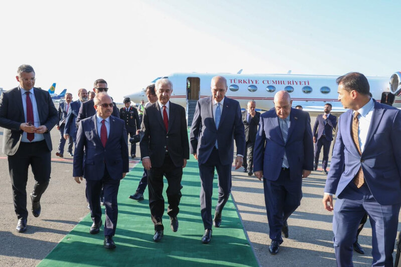 Numan Kurtulmuş Azərbaycandadır - Foto