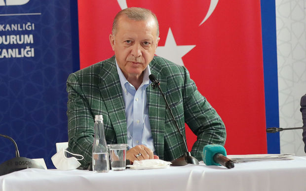Ərdoğan yanğının söndürülməsində cəlb olunan təyyarələrin köməyindən danışdı - VİDEO