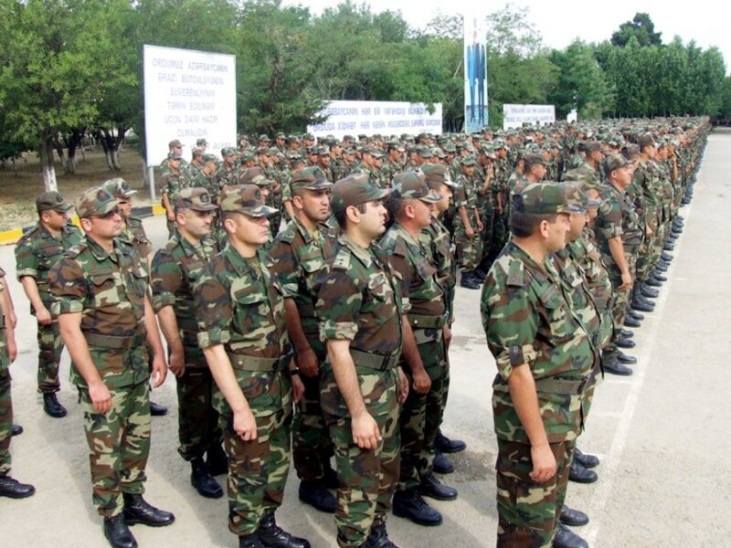 Azərbaycanda hərbi xidmətə növbəti çağırış başa çatdı