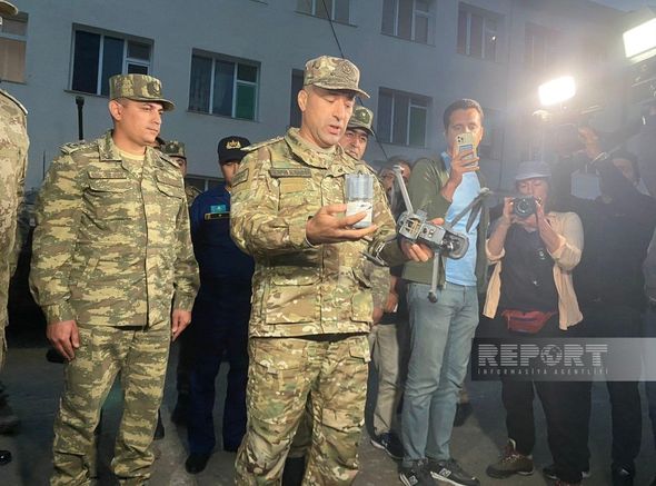 Şuşa ətrafında Ermənistan silahlı birləşmələrinə məxsus kvadrokopter müsadirə edilib - FOTO