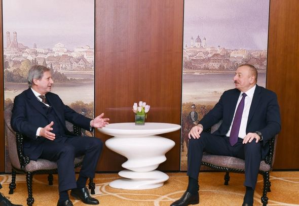 Prezident Avropa İttifaqının komissarı ilə görüşüb - FOTO