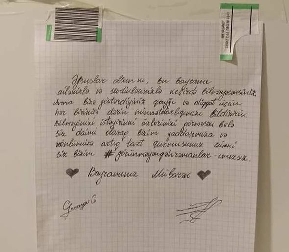 Karantindəki tələbələrimizdən təsirli addım - FOTO 