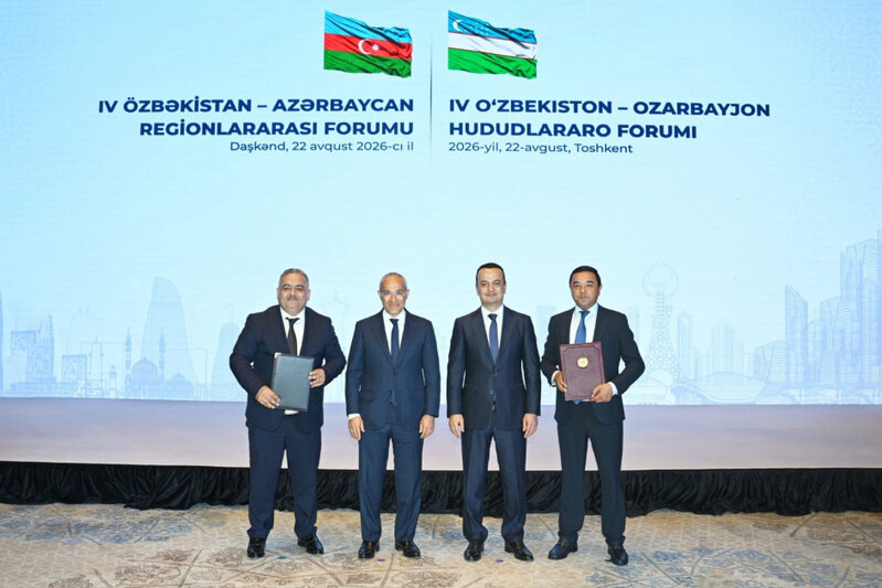Azərbaycanla Özbəkistan arasında bir sıra sənədlər imzalanıb - FOTOLAR