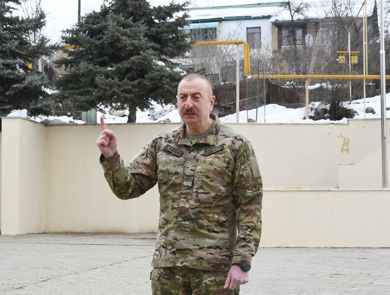 İlham Əliyev: "Ermənistan vurduğu ziyanın hamısını ödəyəcək" - VİDEO