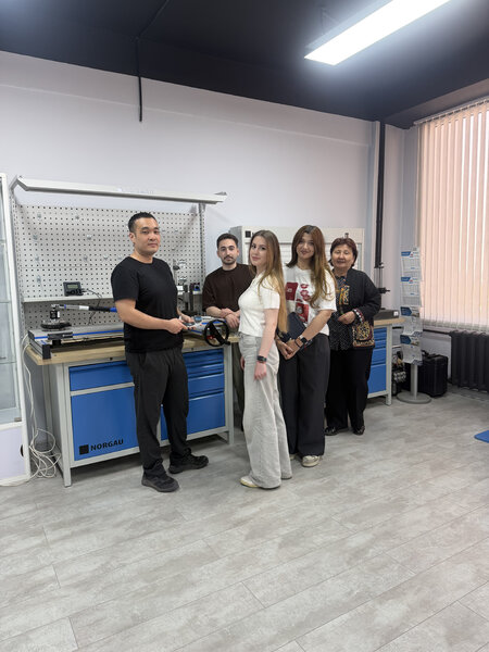 Satbayev Universitetində təhsil alan 29 ADNSU tələbəsi ilə görüş keçirildi - FOTOLAR