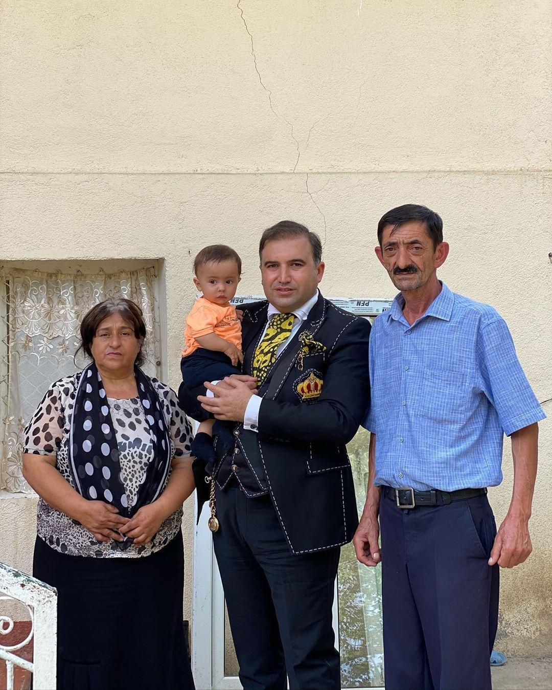 Şəhidin 9 aylıq övladının kirvəsi oldu - FOTO