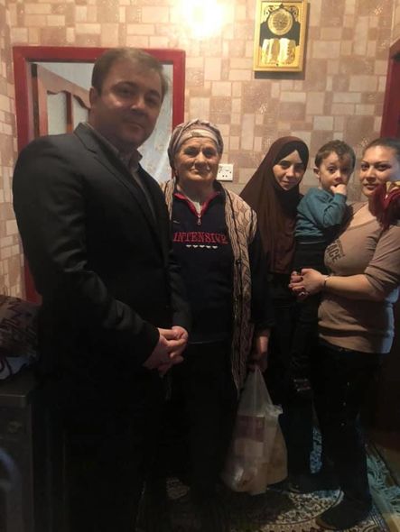 Emin Hacıyev Novruz bayramında seçiciləri ilə görüşdü - FOTO