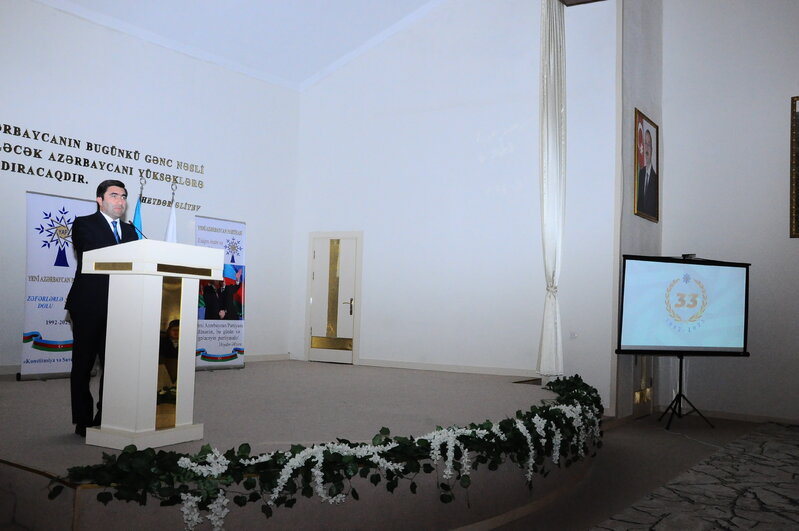 Göygöldə YAP-ın yaranmasının 33-cü ildönümü qeyd olundu - FOTOLAR