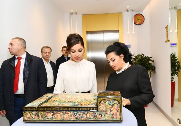 Mehriban Əliyeva "Lujniki" Olimpiya Kompleksinin Gimnastika Mərkəzində - FOTO