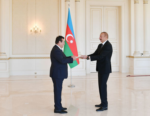 Azərbaycan Prezidenti rumıniyalı səfirlə görüşdü - FOTO