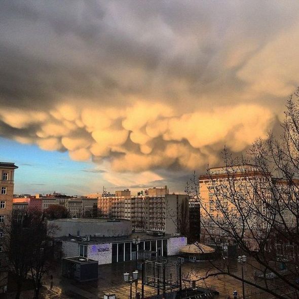 Berlin səmasında nadir təbiət hadisəsi görünüb – FOTO/VİDEO 