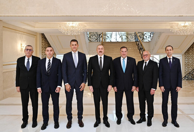 İlham Əliyev Avropa Olimpiya Komitələrinin prezidentini qəbul etdi - FOTO