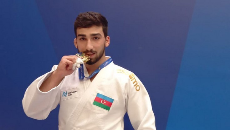 Avropa çempionatı: Azərbaycanın daha bir cüdoçusu qızıl medal qazandı