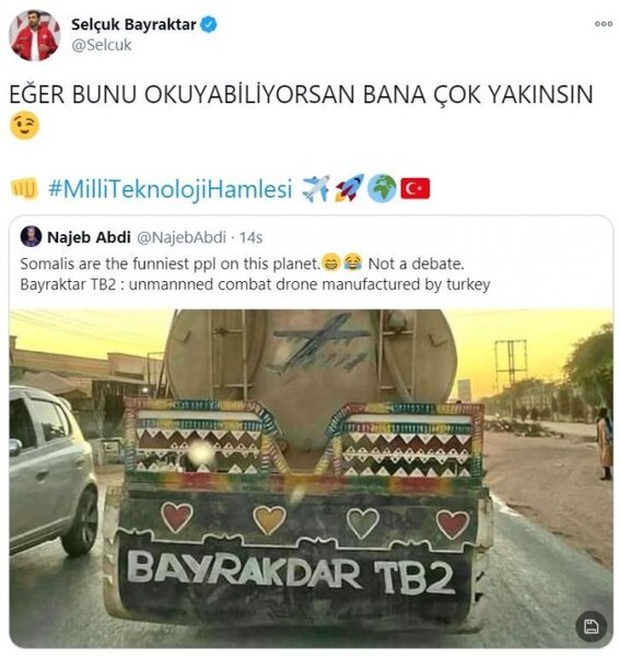 Qarabağdan sonra "Bayraktar" Somaliyə gedib çıxdı - FOTO