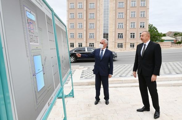 İlham Əliyev Ordubadın su təchizatı layihəsinin açılışında iştirak edib - YENİLƏNİB+FOTO