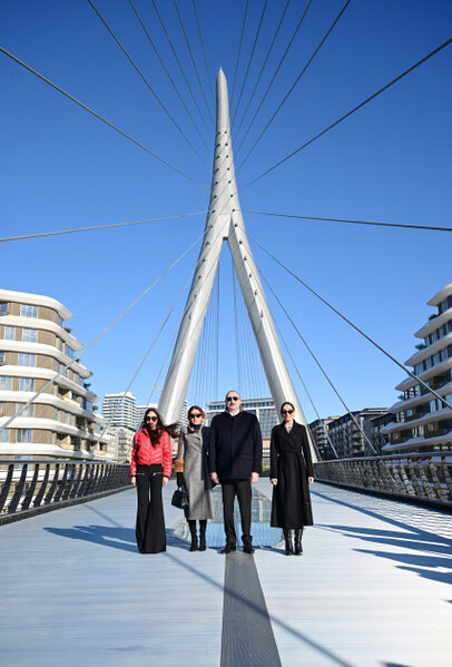 Prezident ailəsi ilə 