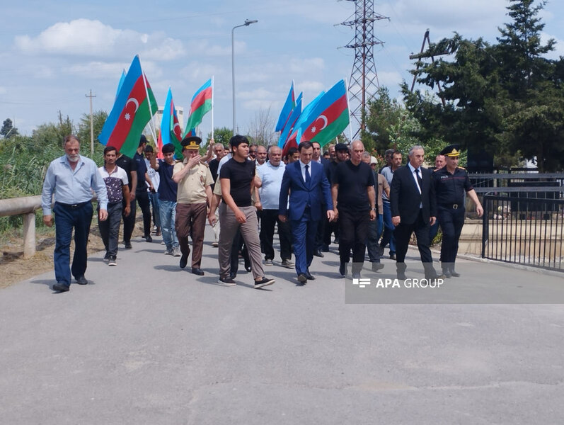 32 il sonra Daşaltıda nəşi tapılan şəhid Salyanda dəfn edilib - FOTO