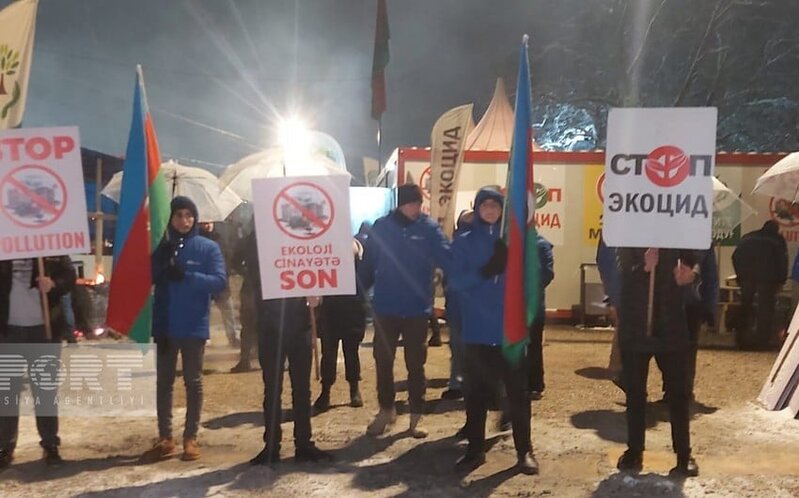 Xankəndi-Laçın yolunda aksiya davam edir, gənclərin əhval-ruhiyyəsi yüksəkdir