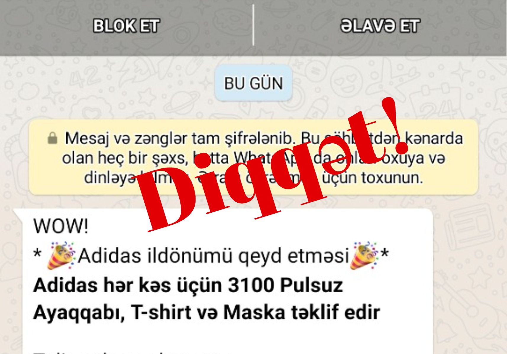 Vətəndaşların nəzərinə: "WhatsApp" üzərindən "fişinq" kampaniyaları həyata keçirilir - FOTO