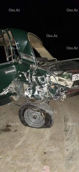 Ağstafada ağır yol qəzası: 5 nəfər yaralanıb - FOTO