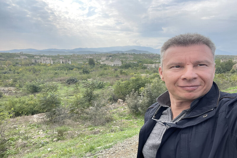 Ukrayna səfiri Füzulidən paylaşım etdi - FOTO