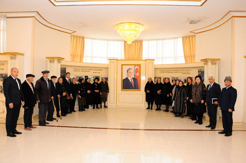 Göygöldə şəhid ailələri ilə görüşlər keçirilir - FOTOLAR