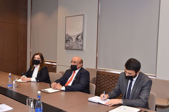 Ceyhun Bayramov Küveytin Azərbaycandakı səfiri ilə görüşdü - FOTO