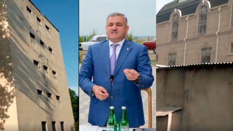 İcra başçısı liseyin pəncərələrini hördürdü: Villasının həyəti göründüyü üçün - VİDEO
