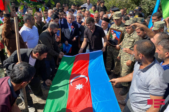 Şəhid Məftun Əhmədzadə Tərtərdə dəfn edilib – FOTO