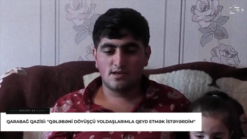 Qarabağ qazisi: "Qələbəni döyüşçü yoldaşlarımla qeyd etmək istəyərdim" - VİDEO