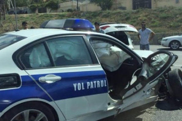 YPX avtomobili qəzaya düşdü: Xəsarət alan var