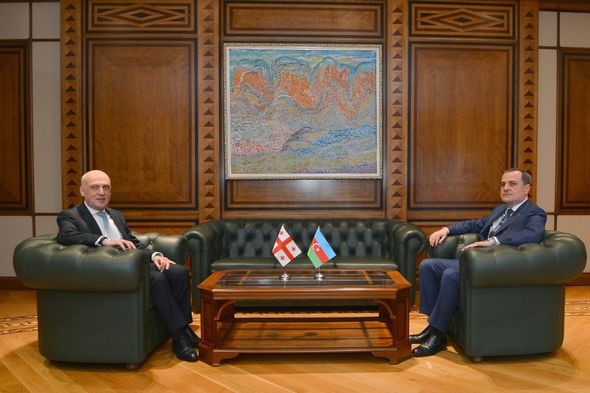 Ceyhun Bayramov Gürcüstan xarici işlər naziri ilə görüşüb – FOTO