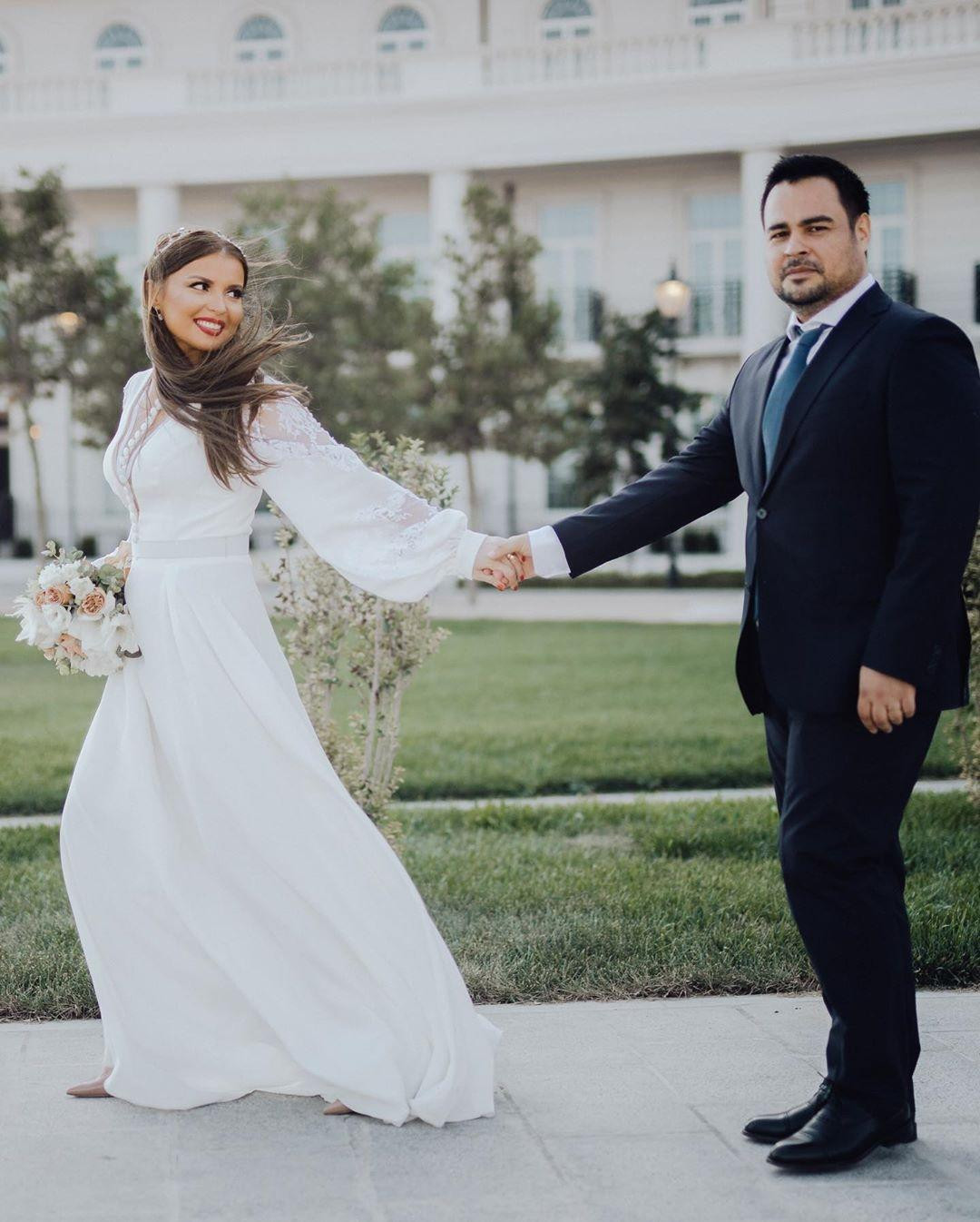 Sevda və həyat yoldaşının toy fotosessiyası
