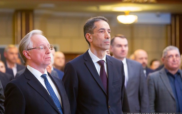 Rəhman Mustafayev Mixail Qaluzinlə görüşdü