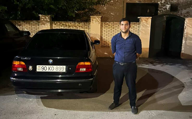 Salyanda qaydaları pozan sürücü saxlanıldı