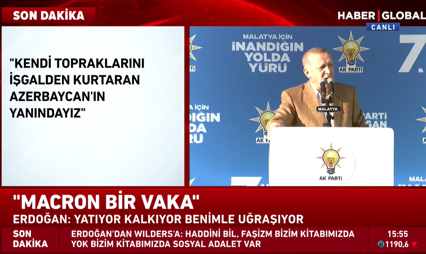 Ərdoğan: "Öz torpaqlarını işğaldan azad edən Azərbaycanın yanındayıq" - YENİLƏNİB